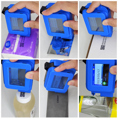 Any Surface Hand Held Label Printing Machine Production Date Mini Printer For Small Business