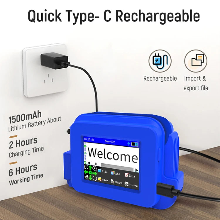 Any Surface Hand Held Label Printing Machine Production Date Mini Printer For Small Business