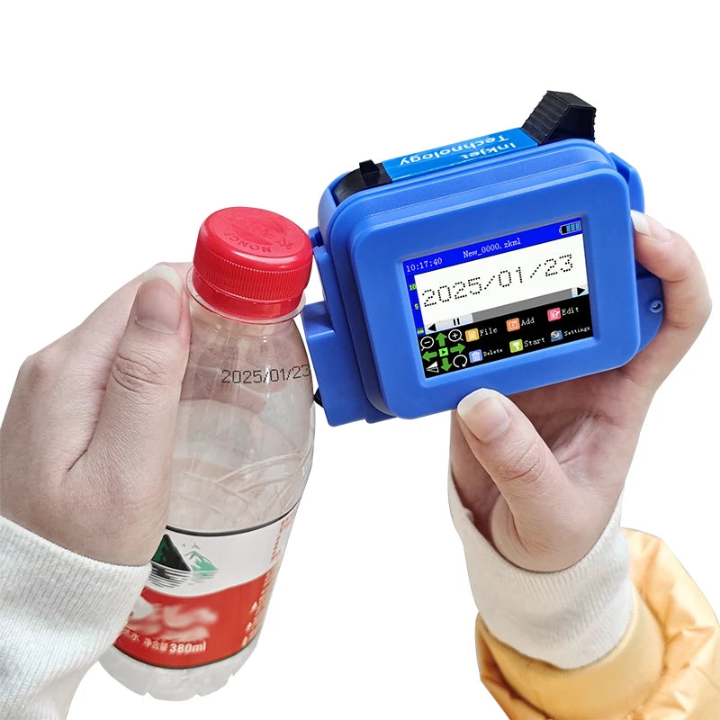 Any Surface Hand Held Label Printing Machine Production Date Mini Printer For Small Business