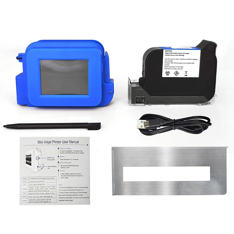 Any Surface Hand Held Label Printing Machine Production Date Mini Printer For Small Business